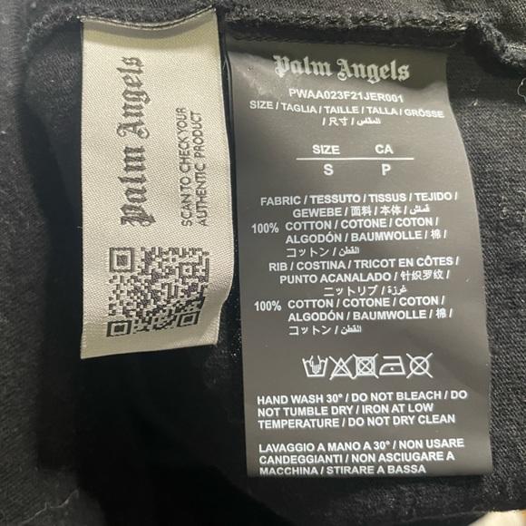 Palm Angels Black Oversized Shirt FIRM - Picture 6 of 6